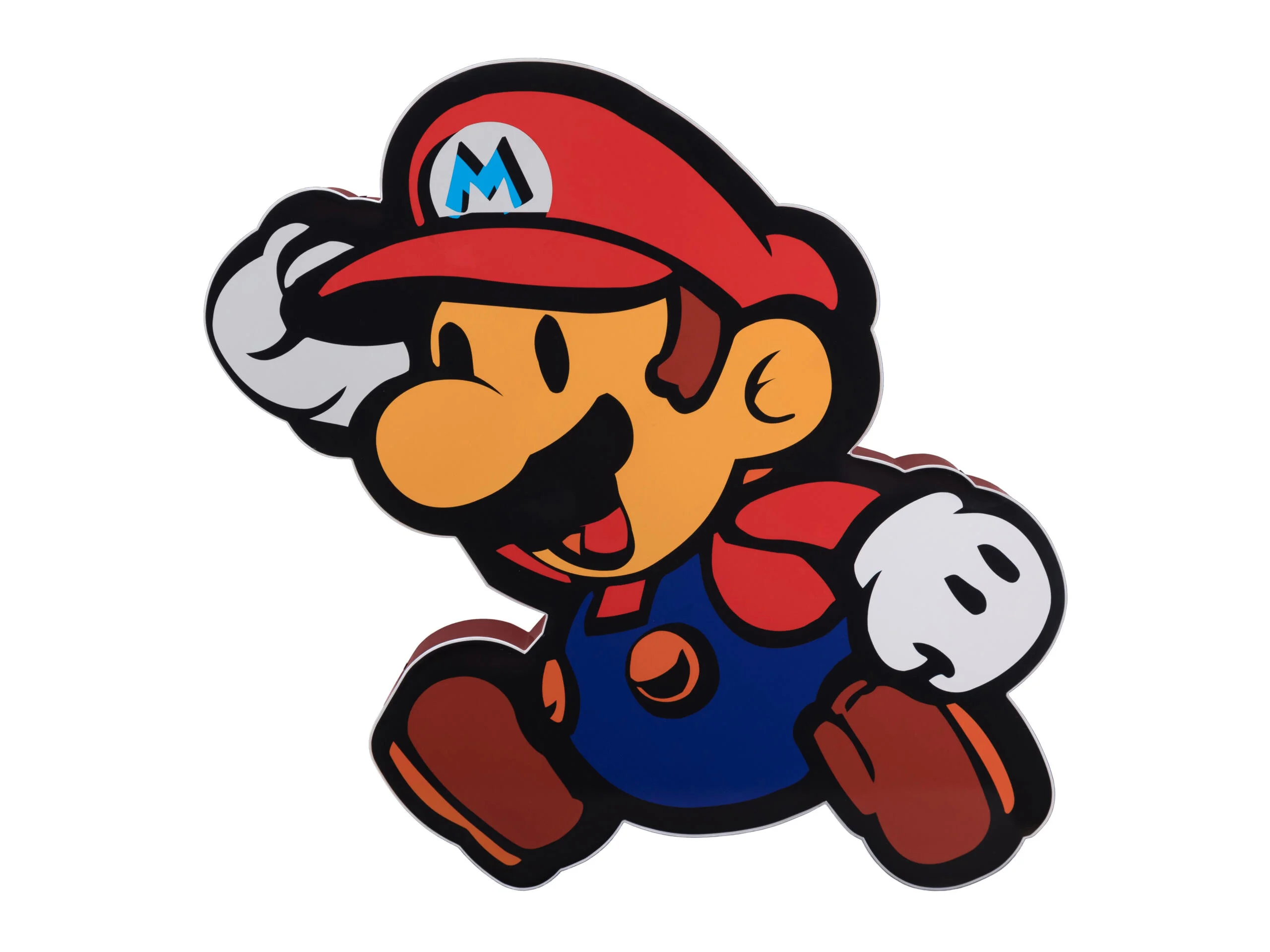 Logotipo grande LED 3D Super Mario Personaje Neón 54 CM