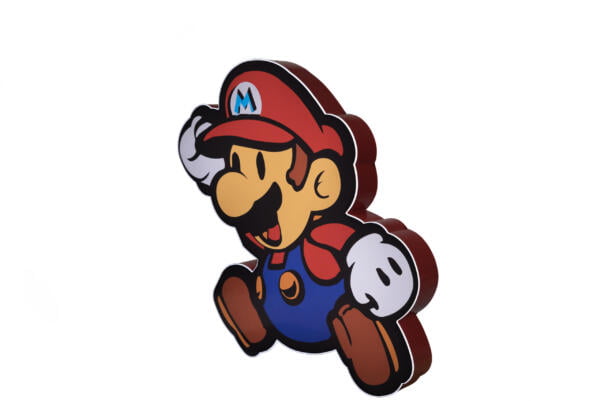 Duże Logo LED 3D Super Mario Figurka Postać Neon 54 CM