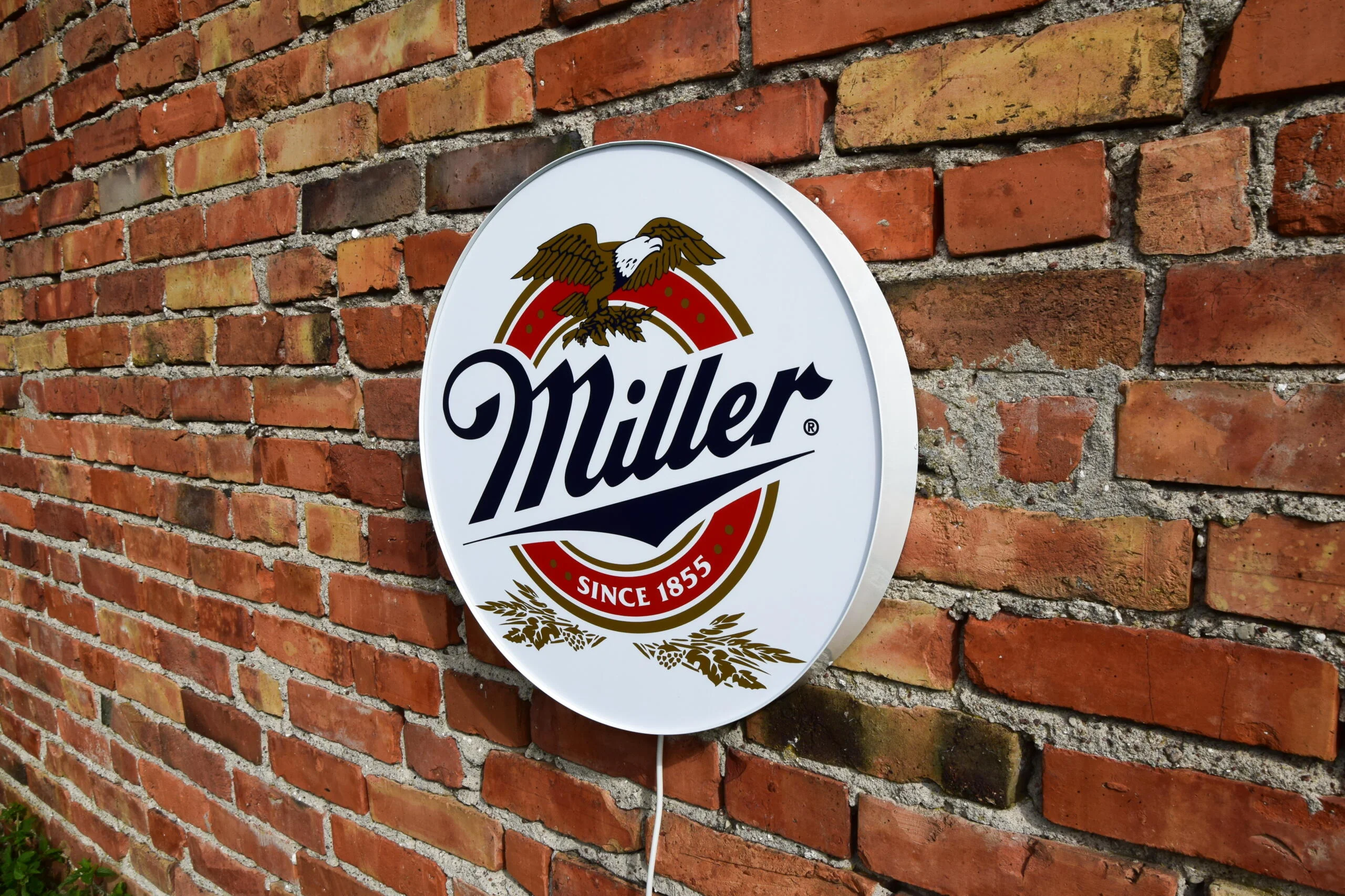Podświetlane Logo 3D LED Miller 50-80 CM Reklama Piwa