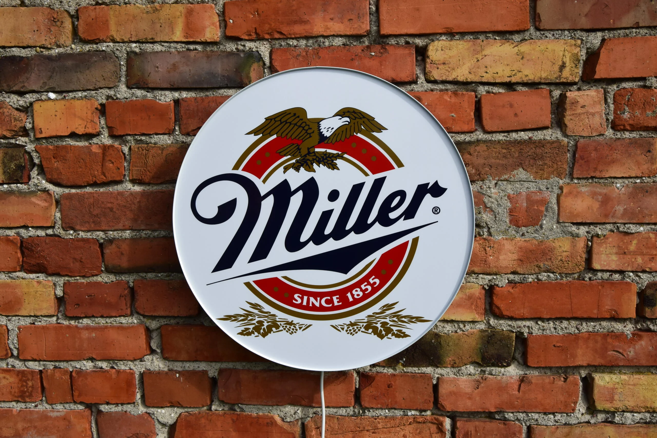 Podświetlane Logo 3D LED Miller 50-80 CM Reklama Piwa
