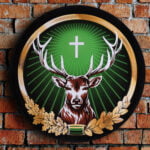 Logo 3D LED Jagermeister Neon Podświetlany Znak do Baru Pubu 50-80 CM Reklama Logo 3D LED Jagermeister Neon Podświetlany Znak do Baru Pubu 50-80 CM Reklama Piwa