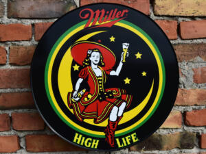 Illuminated 3D LED Miller High Life Logo 50-80 CM Beer Advertisement