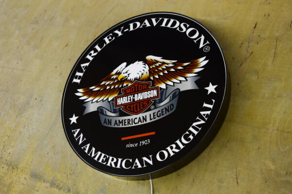 Podświetlane Logo 3D LED Harley Davidson 50-80 CM