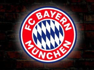 Illuminated 3D LED Bayern Munchen Logo 50-80 CM