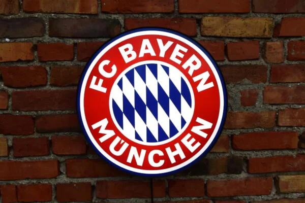 Podświetlane Logo 3D LED Bayern Munchen 50-80 CM