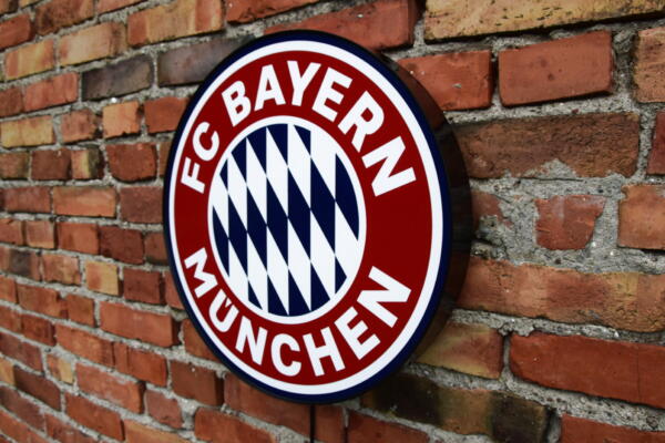 Podświetlane Logo 3D LED Bayern Munchen 50-80 CM