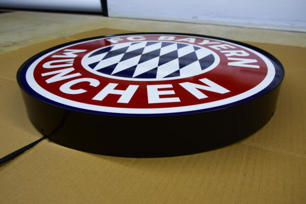 Podświetlane Logo 3D LED Bayern Munchen 50-80 CM