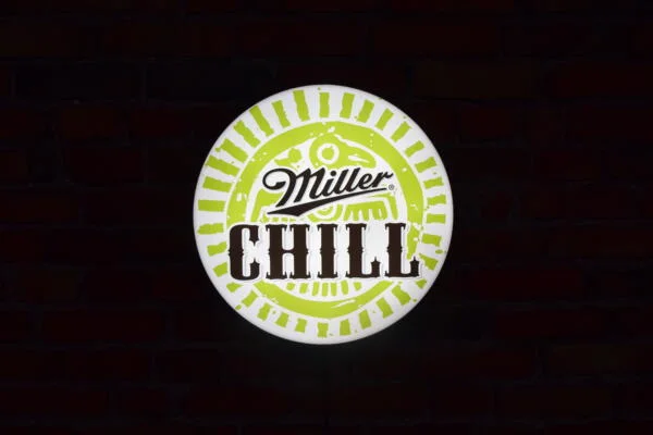 Подсвеченный 3D LED Miller Chill логотип 50-80 CM реклама пива