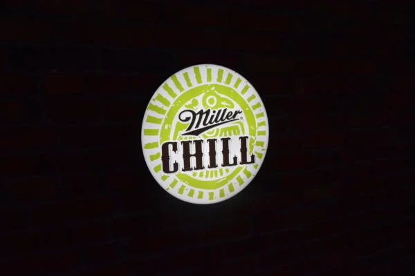 Подсвеченный 3D LED Miller Chill логотип 50-80 CM реклама пива