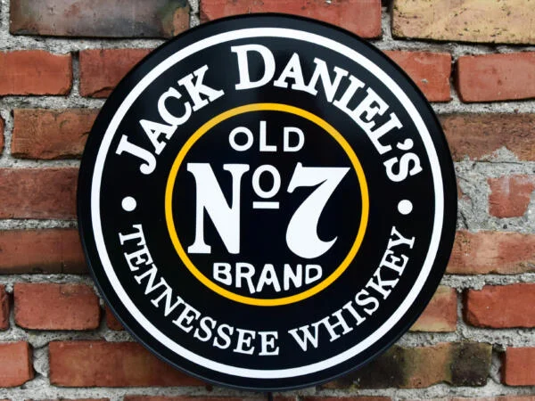 Podświetlane Logo 3D LED Whisky Jack Daniels 50-80 CM Reklama Piwa