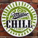 LED lumineuse 3D Miller Chill Logo 50-80 CM Bière Publicité