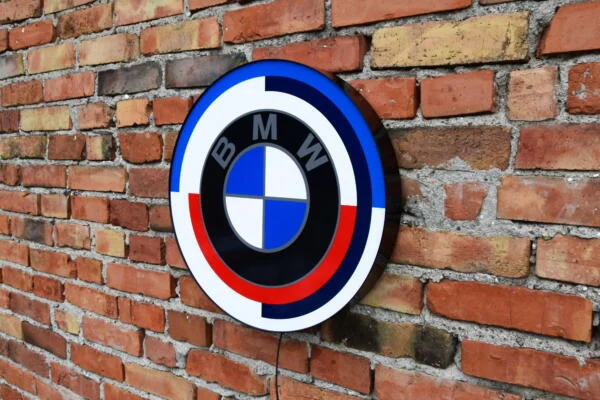 Beleuchtetes 3D LED BMW Logo 50-80 CM Werbung