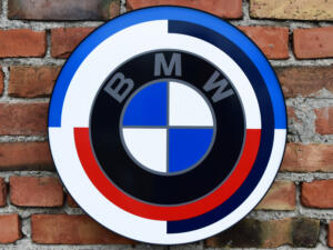 Logotipo LED 3D iluminado de BMW 50-80 CM Publicidad