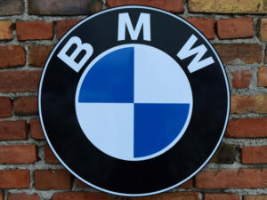 Logotipo LED 3D iluminado de BMW 50-80 CM Publicidad