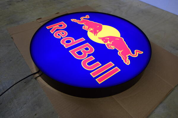 Podświetlane Logo 3D LED Red Bull 50-80 CM Reklama