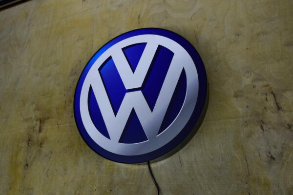 Podświetlane Logo 3D LED Volkswagen 50-80 CM Reklama