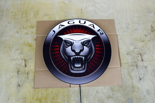 Podświetlane Logo 3D LED Jaguar 50-80 CM Reklama
