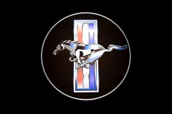 Podświetlane Logo 3D LED Mustang 50-80 CM Reklama (Copy)