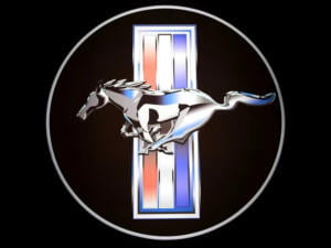 Verlichte 3D LED Mustang Logo 50-80 CM Reclame (kopie)