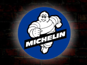 Verlicht 3D LED Michelin logo 50-80 CM Reclame