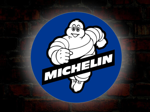 Podświetlane Logo 3D LED Michelin 50-80 CM Reklama