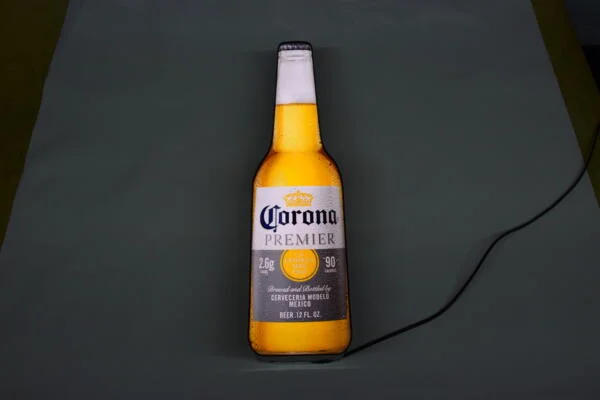 Duże Logo LED 3D Corona Beer Piwo Neon 60 CM