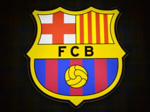 Groot 3D LED FC Barcelona Logo Bord Neon 50 x 50 CM