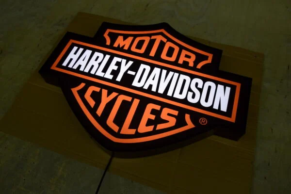 Large 3D LED Logo Harley Davidson Sign Neon 65 x 30 CM (Copy)