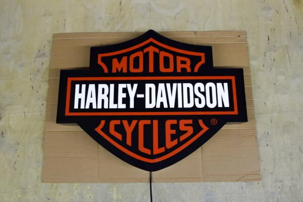 Large 3D LED Logo Harley Davidson Sign Neon 65 x 30 CM (Copy)