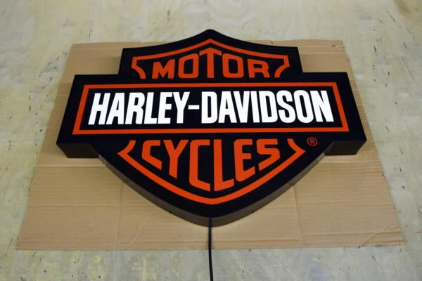 Large 3D LED Logo Harley Davidson Sign Neon 65 x 30 CM (Copy)