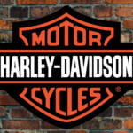 Duże Logo LED 3D Harley Davidson Sign Neon 62 x 48 CM Duże Logo LED 3D Harley Davidson Sign Neon 62 x 48 CM