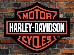 Большой 3D LED Harley Davidson Sign Neon Logo 62 x 48 CM