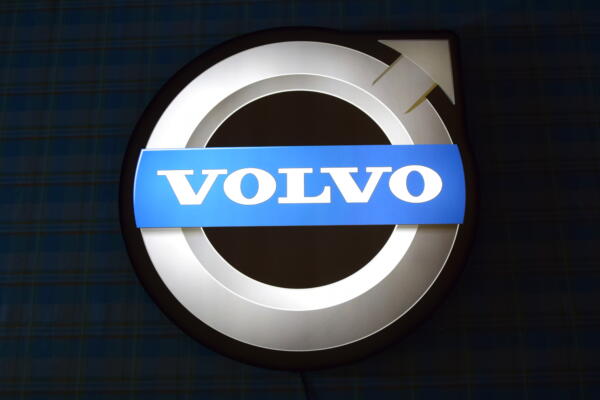 Verlicht 3D LED Volvo Logo 50-80 CM Reclame