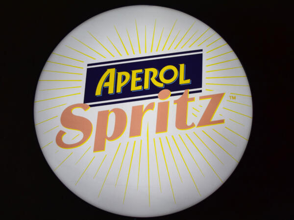 Podświetlane Logo 3D LED Aperol Spritz Likier 50-80 CM Reklama