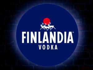 Verlicht 3D LED Logo Finland Wodka 50-80 CM Advertentie