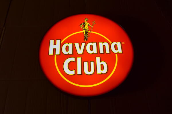 Podświetlane Logo 3D LED Havana Club Rum 50-80 CM Reklama