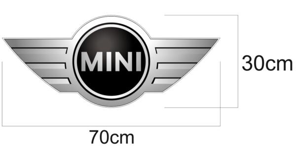 Veľké LED logo 3D Mini Neon 70 x 30 CM